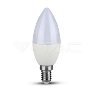 Lâmpada E14 Vela  5.5W  470LM  6400K