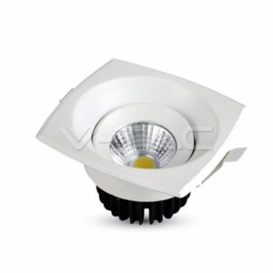 Downlight/Lâmpada Embutida LED Quadrado 8W 530LM