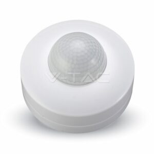 Sensor de Movimento Infravermelho Branco 1200W 12m 360°