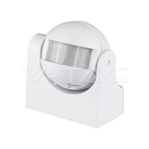 Sensor de Movimento Infravermelho Branco de Parede 1200W 12m 180°