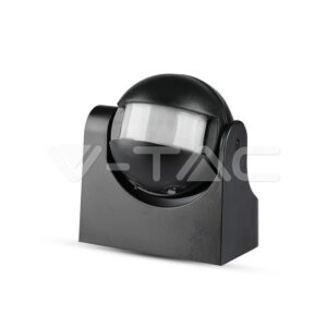 Sensor de Movimento Infravermelho Preto 1200W 12m 180°